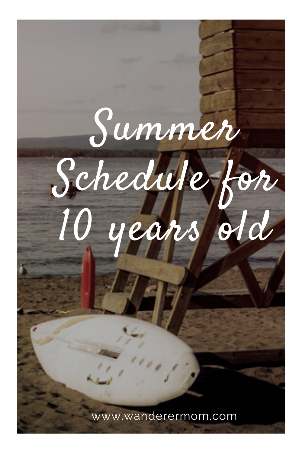 Summer Schedule for 10 years old