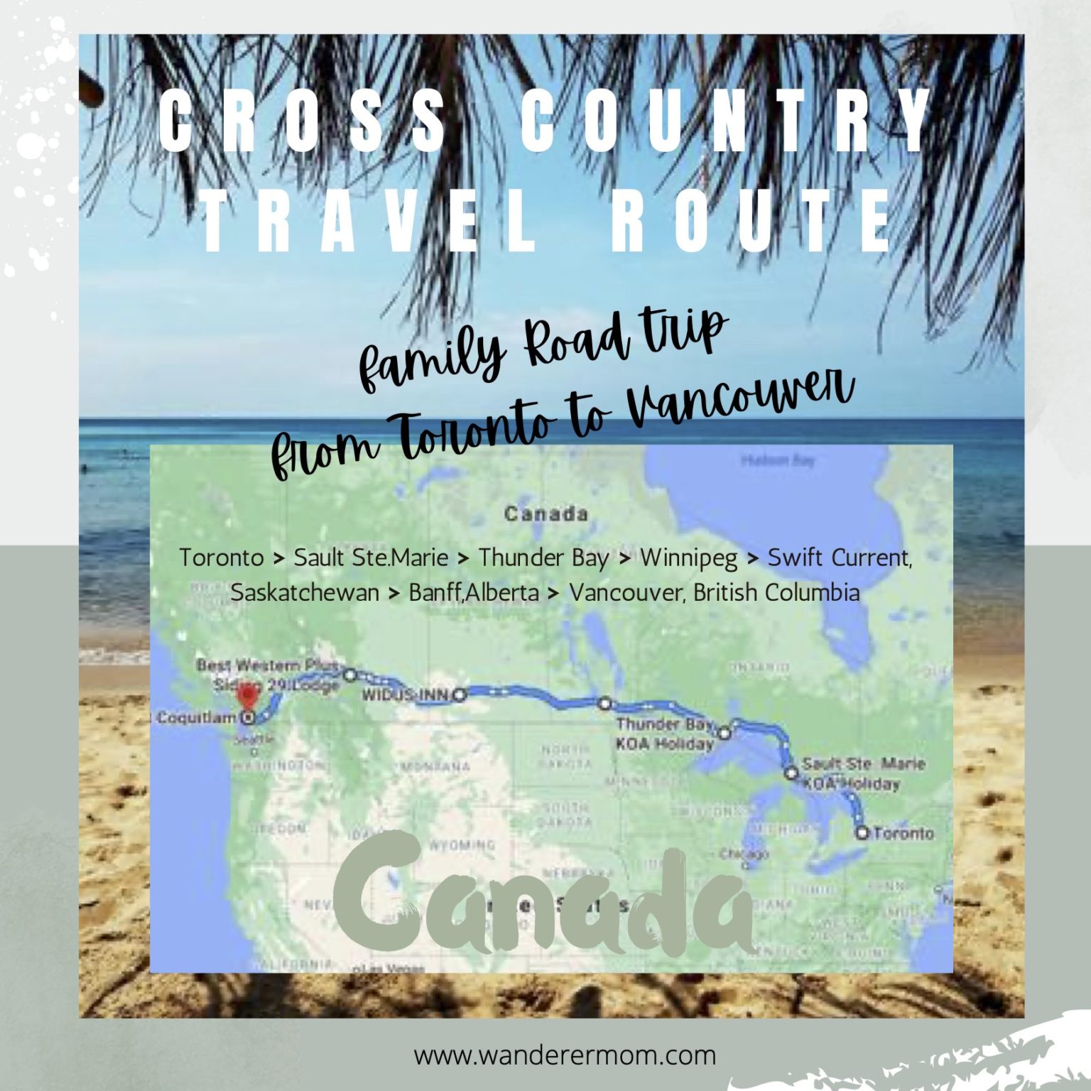 vancouver to toronto road trip itinerary